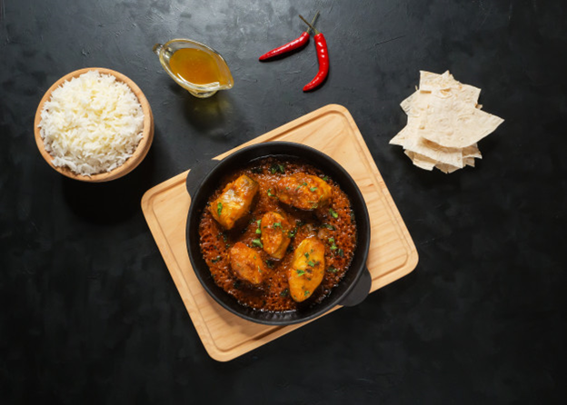 Try adding Fish Curry to your yoga diet